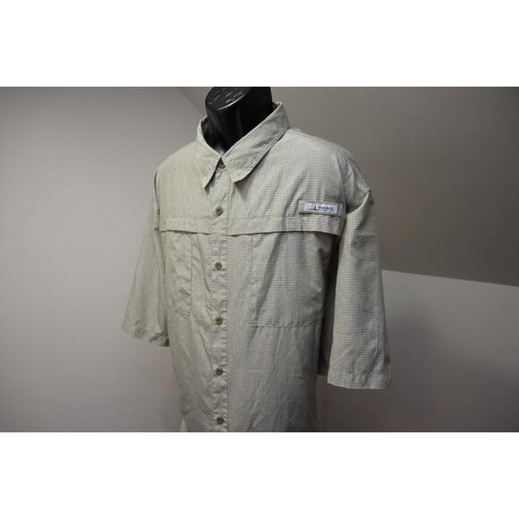 Habit Vented Fishing Shirt Plaid Short Sleeve Camping Outdoors Mens Size 3XL - Picture 1 of 12